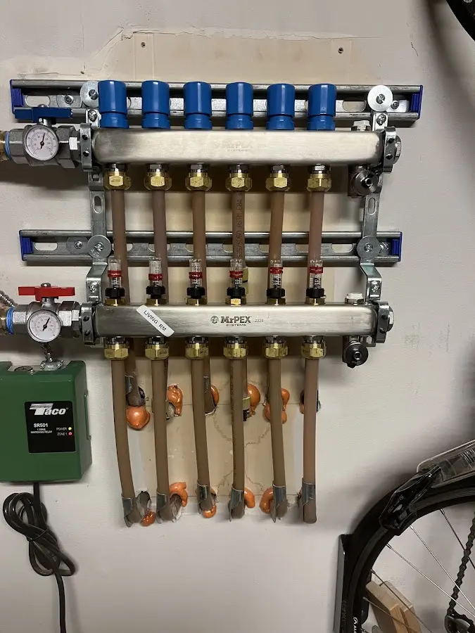 Plumber performing Leak Detection at a residential property in Anacortes